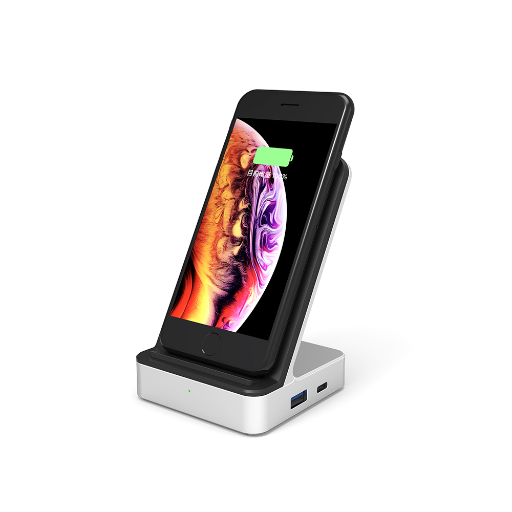 FAST charging wireless 10W fast standing PD charger for MAC